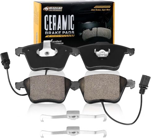 HYFTJYZ Front Ceramic Disc Brake Pads For 2006-2018 Toyota Yaris - 2012-2019 Prius C - 2013 Scion iQ (HZ-1184) in Kuwait