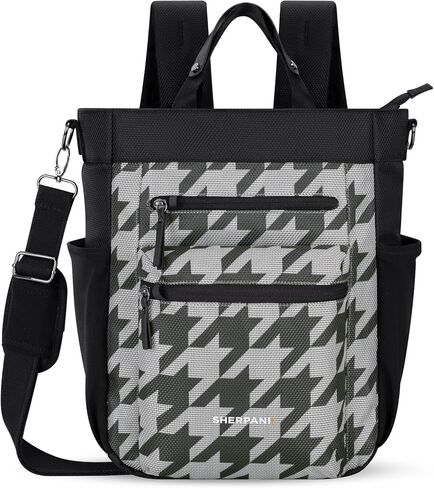 Sherpani Camden, Convertible Backpack Tote, Travel Backpack Purse, Laptop Backpack, Recycled Nylon Backpack, Crossbody Bags for Women Fits 15 Inch Laptop (Cider) in Kuwait