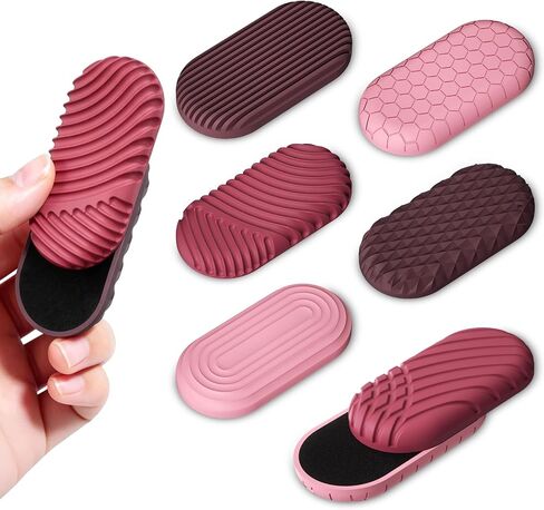 Magnetic Fidget Toys Adults, 6 Pack Silicone Sensory Stone Sliders for Teens Autism, Anxiety & ADHD, Classroom Prizes Must Haves, Office Desk Portable Travel Fidget Gifts Stocking Stuffer (Pink) in Saudi Arabia