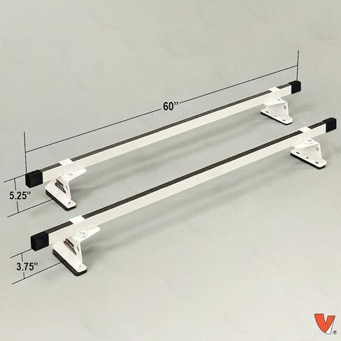 رف سلم Vantech Universal Pickup Topper M1000 مع شريط 60 بوصة من الفولاذ الأبيض in Kuwait
