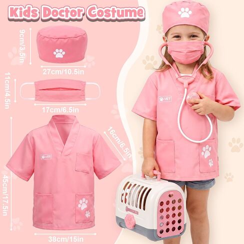 Toylink Vet Doctor Kit for Toddlers 3-5, Robot Dog Play Set with Costume in Saudi Arabia