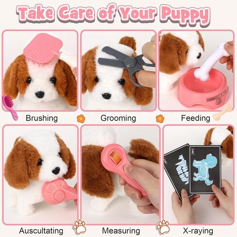 Toylink Vet Doctor Kit for Toddlers 3-5, Robot Dog Play Set with Costume in Saudi Arabia