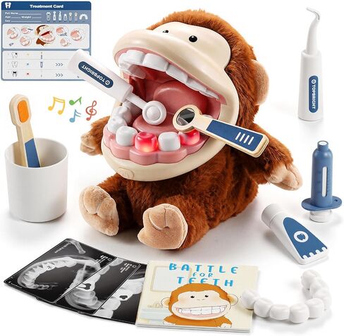 TOP BRIGHT Interactive Dentist Play Set with LED Light & Sound Effects in Saudi Arabia