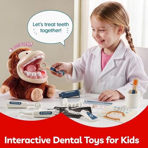 TOP BRIGHT Interactive Dentist Play Set with LED Light & Sound Effects in Saudi Arabia