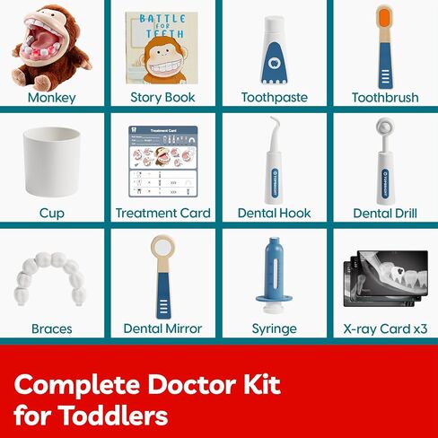 TOP BRIGHT Interactive Dentist Play Set with LED Light & Sound Effects in Saudi Arabia