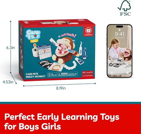 TOP BRIGHT Interactive Dentist Play Set with LED Light & Sound Effects in Saudi Arabia
