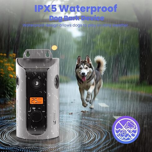 Anti Barking Device for Dogs, 3 Modes Ultrasonic Dog Bark Deterrent Devices Long Range 64ft, Type-C Rechargeable Bark Box Barking Control Devices, No More Barking Indoor/Outdoor Training in Saudi Arabia