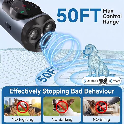 FamilyKit Dog Bark Deterrent Device, 3X Ultrasonic Anti Barking Device in Kuwait