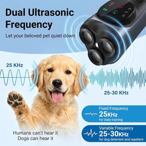 FamilyKit Dog Bark Deterrent Device, 3X Ultrasonic Anti Barking Device in Kuwait