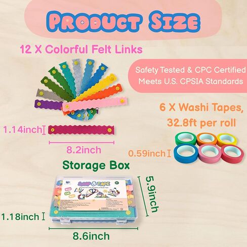 Feel Good Waves Snap & Tape Play Kit - Kid Travel Toy - Fine Motor -Fidget in Kuwait