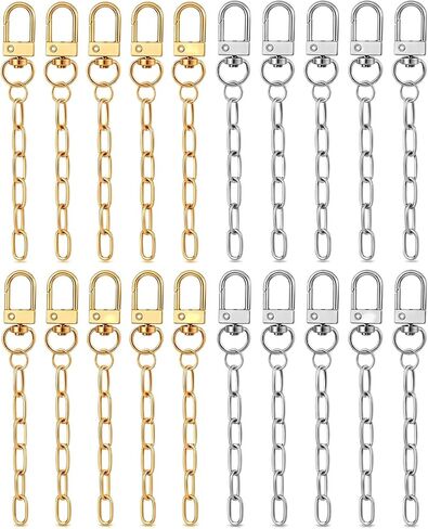 Zugzwang 20 Pcs Metal Keychain Making Kit, Gold in Kuwait