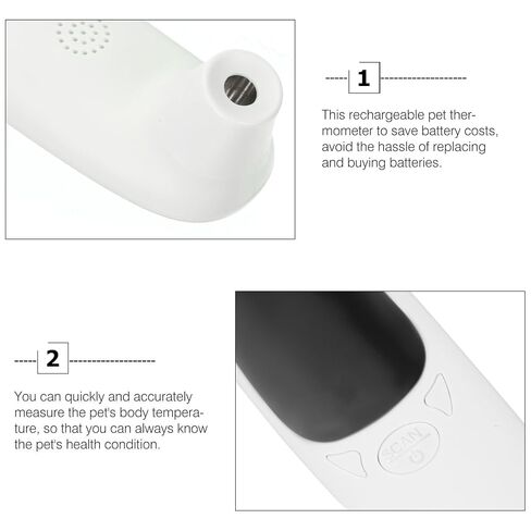 PET Thermometer LED Screen, Body Tracking Mode for Small Animals in Saudi Arabia