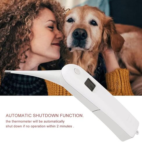Digital Electronic Pet Thermometer – Fast 30s Reading, LCD Display, Memory Function for Dogs, Cats, Horses, Pigs, Sheep, Cattle, Livestock in Kuwait