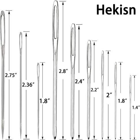 36pcs Large-Eye Blunt Needles and Sewing Needles Set, Yarn Tapestry Needle with Needle Threaders for Sewing Crochet Knitting Embroidery in Saudi Arabia