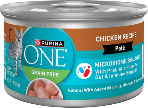 Purina ONE Grain Free Wet Cat Food Variety Pack, 24 Pack 3 oz Cans in Kuwait