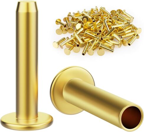Living house For Cutlery Rivets 5/16" x 5/8" Knife Making Handle Pins Brass 12 sets in Kuwait