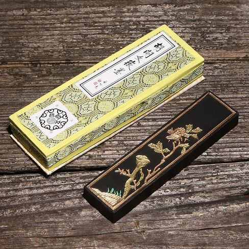 Anhui Tunxi Hu Kaiwen One Liang Special-Grade Pine-Soot Ink Block, Ink Stick, Calligraphy Supplies 徽墨 in Kuwait