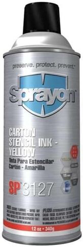 Sprayon Stencil Ink SP3127 CARTON STENCIL INK YELLOW in Saudi Arabia
