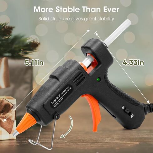 Fireproof Mini Hot Glue Gun, 20W with 30 Glue Sticks for DIY Crafts in Saudi Arabia