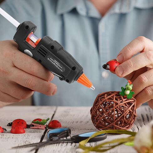 Fireproof Mini Hot Glue Gun, 20W with 30 Glue Sticks for DIY Crafts in Saudi Arabia