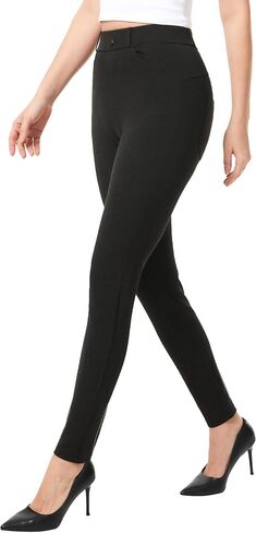 AFITNE Women's Yoga Dress Pants 2026 Skinny Pull On Work Pants Stretchy Slim Fit Leg Office Casual Slacks in Kuwait
