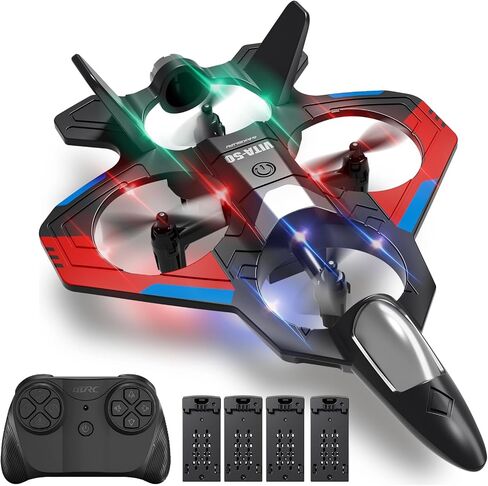 4DRC RC Planes Remote Control Airplanes for Kids Adults,Red,4Batteries in Saudi Arabia