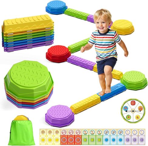 Wee Wonders Light Up Stepping Stones & Balance Beam for Kids, Balance Toys in Saudi Arabia