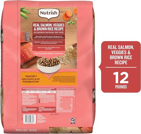 Nutrish Salmon Dry Dog Food, 12 lb. Bag (Rachael Ray) in Kuwait