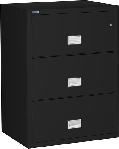 38 inch Wide 3-Drawer Lateral Fireproof File Cabinet – Legal and Letter Size Filing – Key Lock – Water Resistant – Fire Safe and Impact Rated – Putty Finish – Model LAT3W38P in Kuwait