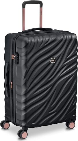 حقيبة DELSEY PARIS Alexis خفيفة الوزن، حقائب ذات عجلات دوارة متوسطة قابلة للتوسيع ذات عجلات مزدوجة مع قفل TSA، عنابي، مقاس متوسط ​​25 بوصة in Kuwait