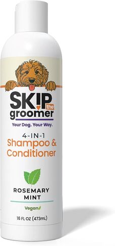 Dog Shampoo & Conditioner for All Breeds – Goldendoodles, Poodles & Doodles – 4-in-1 Reset for Bath Days – Deep Clean, Condition, Detangle & Moisturize Curly Coats – 16 oz in Saudi Arabia