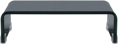 Fast delivery-Acrylic Monitor Riser for Office Home Desktop, Desktop Computer Monitor Stands for Laptop Screen TV Monitor, Keyboard Storage, Desk Riser Shelf Sturdy Glass Black 23.6"x9.8"x4.4" in Kuwait