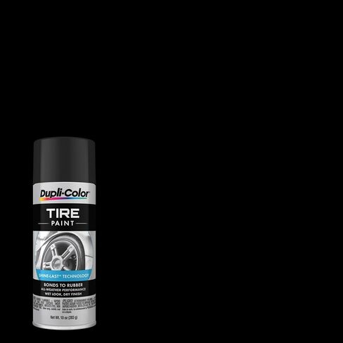 Dupli-Color Tire Paint Black, 10 Ounce (TP101) in Kuwait