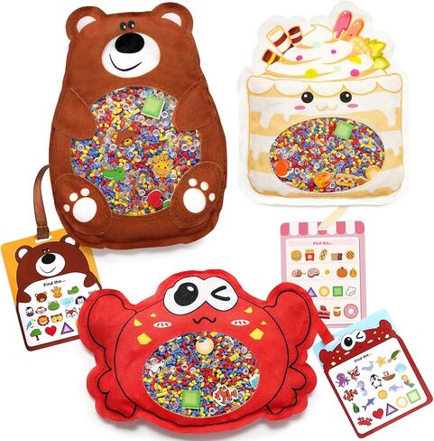 Joyreal Sensory Seek and Find Busy Bag, Hide & Seek Travel Toys for Kids 3+ in Saudi Arabia