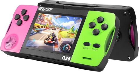Handheld Games for Kids with Built-in 200+ Classic Retro Games, 3.5" IPS Screen Portable & Rechargeable Arcade Gaming Player,Travel Toys Birthday Gift for Boys Girls in Saudi Arabia