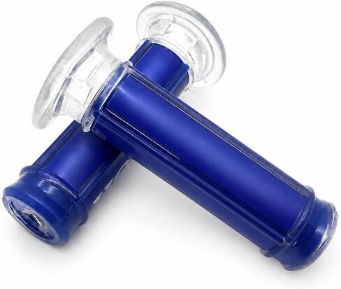 XKMT-Sport Bike Dirt Bike Grips Gel Blue Compatible with APRILLIA BMW Ducati Triumph Yamaha Kawasaki Suzuki Polaris Offroad Dirt Bike(7/8" Left 1" Right) [B017QV913W] in Kuwait