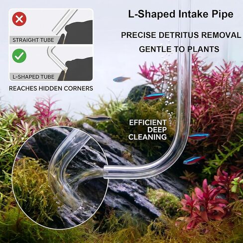 AREPK Aquarium Siphon, Fish Tank Cleaner & Water Changer for 5 Gallon Tanks in Saudi Arabia