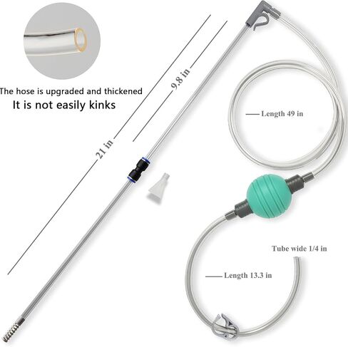 AREPK Aquarium Siphon, Fish Tank Cleaner & Water Changer for 5 Gallon Tanks in Saudi Arabia