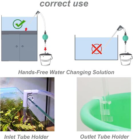 AREPK Aquarium Siphon, Fish Tank Cleaner & Water Changer for 5 Gallon Tanks in Saudi Arabia