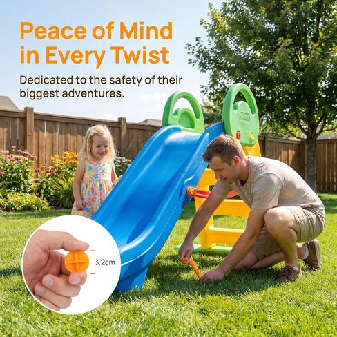 ibasenice 2pcs Slide Screw Caps Tightener: Indoor Plastic Toddler Slide Screw Caps Tightener - Anti-Loosening Plastic Fixing Nut Tool for Home Playground Fun in Kuwait