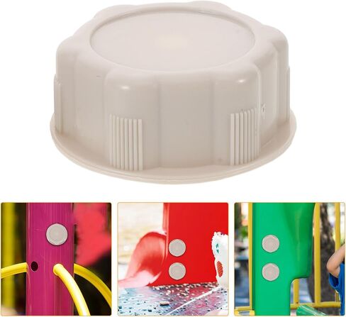 VICASKY 2pcs Plastic Screw Cap Covers for ' Slide Fixing Screws with 3cm Inner Diameter, Protective and High Compatibility Bolt and Nut Caps for School Playground and Outdoor Play in Kuwait