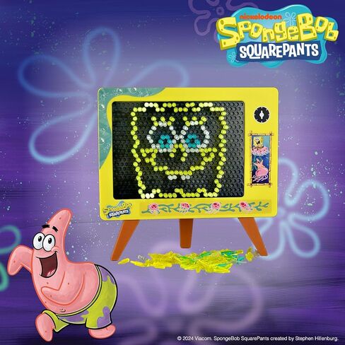 Well Played Spongebob Squarepants Light Board - Interactive Toy for Kids - Spongebob Themed Fun Activity for Constructive and Creative Play - Ages 6 in Saudi Arabia