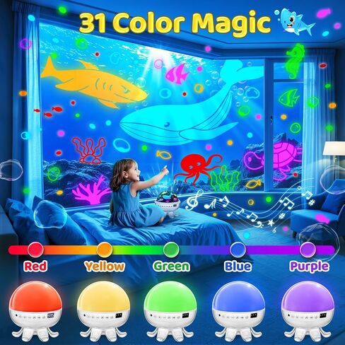 Baby Sound Machine with 30 Soothing Sounds,Night Light Projector with Star in Saudi Arabia