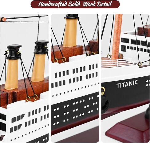 RMS Titanic Wooden Cruise Ship Model 11.8 Inch in Kuwait