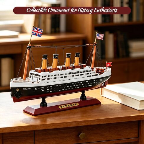 RMS Titanic Wooden Cruise Ship Model 11.8 Inch in Kuwait