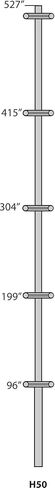 ROHN H50 43' Telescoping Mast in Saudi Arabia