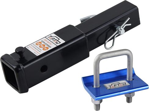TOPTOW Hitch Extender 8-1/2" Extension Length, Fits for 2 inch Receiver, Anti-Rattle Bolt, with Hitch Pin Kit in Saudi Arabia