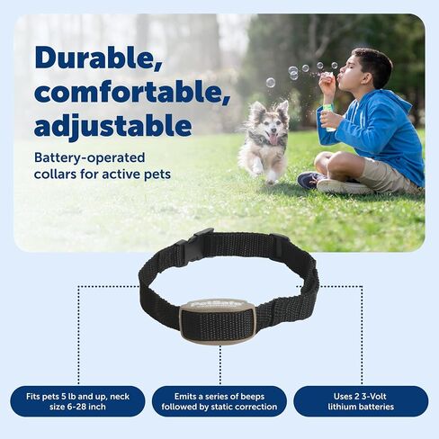 PetSafe Pawz Away Outdoor Wireless Pet Barrier, Electric Training System for Cats and Dogs with Receiver Collar in Kuwait