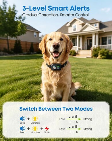 GPS Wireless Dog Fence System for Dogs 18+ lbs, 33–1999 Yard Range in Kuwait