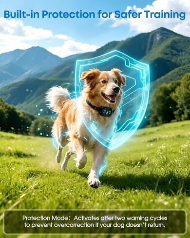 GPS Wireless Dog Fence System for Dogs 18+ lbs, 33–1999 Yard Range in Kuwait
